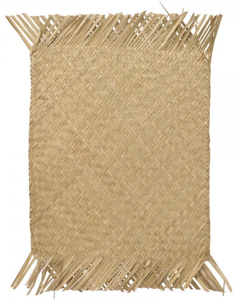 Tischsets Boho Seegras geflochten 2 Stück Platzsets Natur Handgefertigt 48x34cm