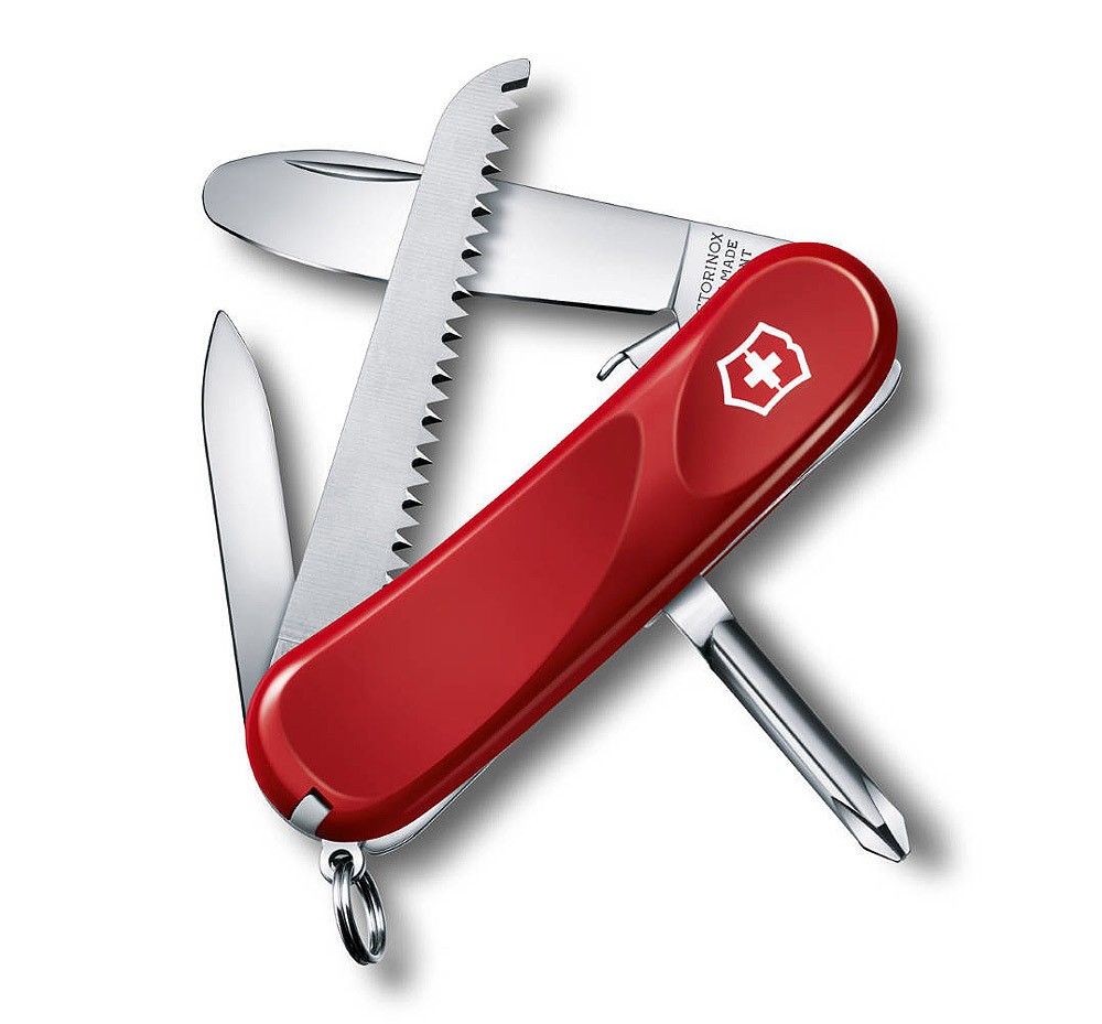 Victorinox Junior 09 Rot Schweizer Taschenmesser für Kinder - 8 Funktionen