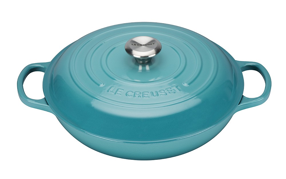 Le Creuset Gourmet-Profitopf Signature Gusseisen Karibik 30cm