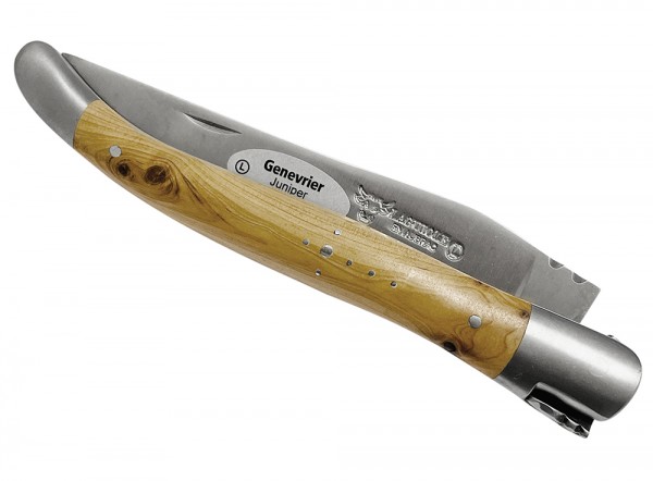 Laguiole en Aubrac Taschenmesser Wacholder (Genévrier) matt 12 cm