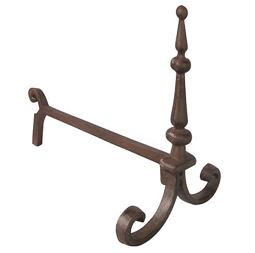 Rustikaler Feuerbock Kaminbock Gusseisen antik-braun 36cm Rustikaler Feuerbock Kaminbock Gusseisen antik-braun 36cm