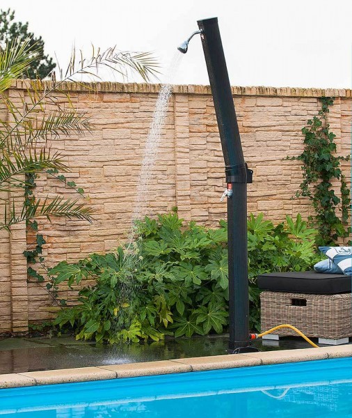 Ubbink Solar Gartendusche SOLARIS XTRA Solardusche Außendusche teilb. Pooldusche