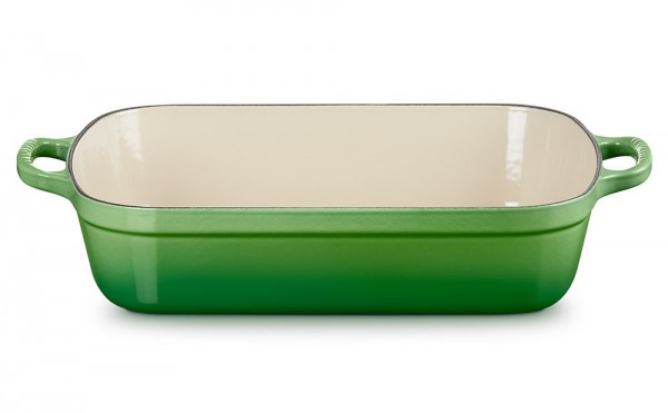 Le Creuset Bratreine Signature Gusseisen Bamboo Green 33cm
