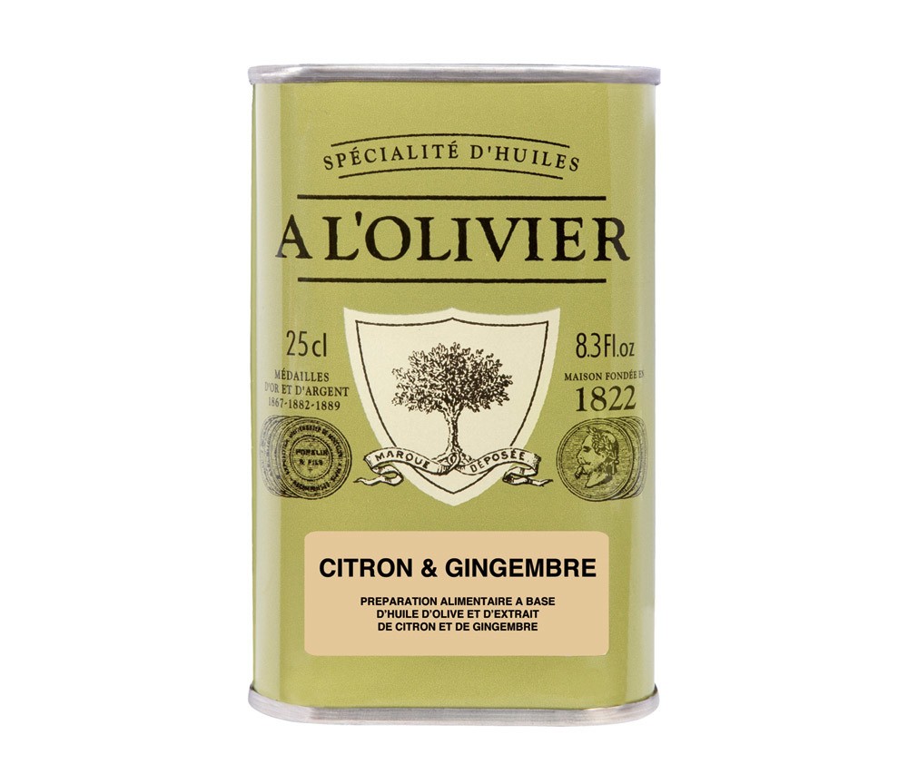 A L'Olivier Olivenöl mit Zitrone & Ingwer 250ml