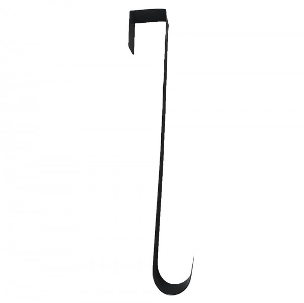 Türkranzhalter Metall Schwarz Türhaken für Kränze Weihnachtskranz Kranzhalter