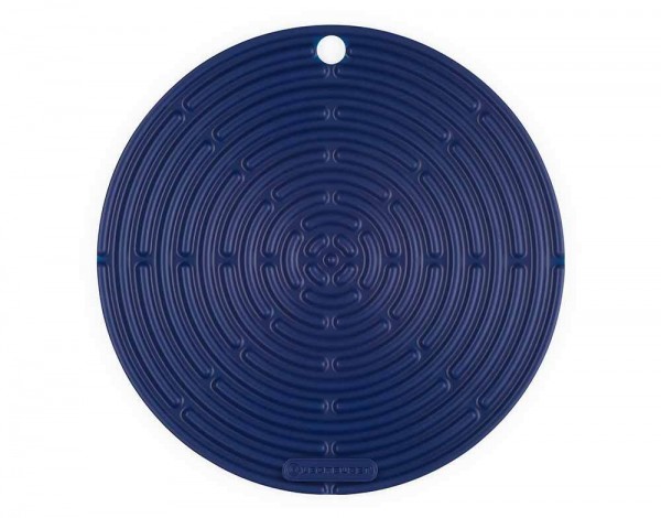 Le Creuset Topflappen Rund Silikon Azure Blau