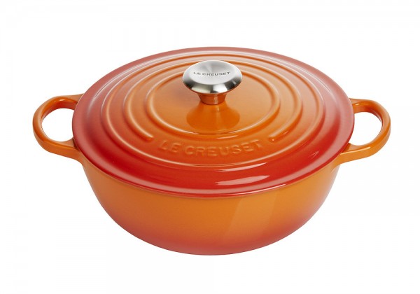 Le Creuset La Marmite Signature Familientopf Gusseisen Ofenrot 32cm