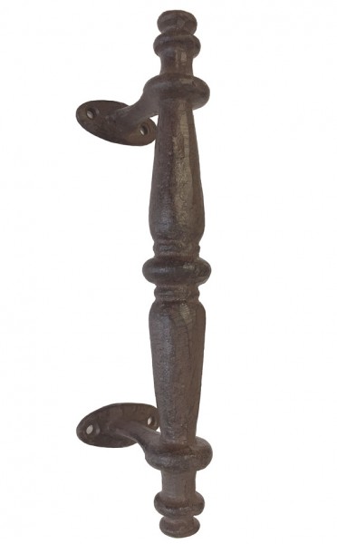 Griff Gusseisen Rustikal für Tür Schrank Schublade Antik-Stil Braun 24cm