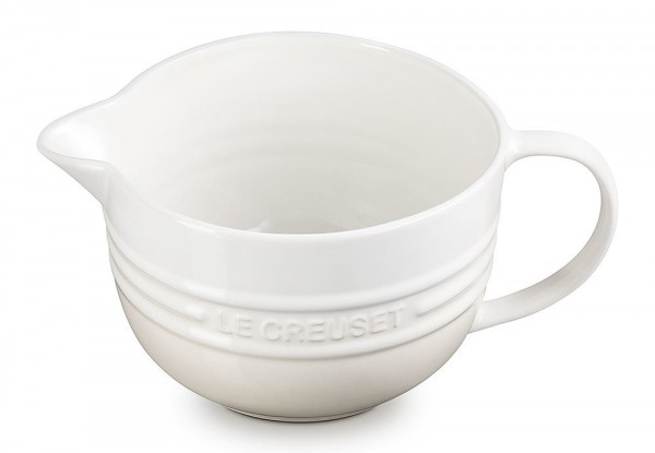 Le Creuset Rührschüssel mit Henkel Steinzeug Meringue