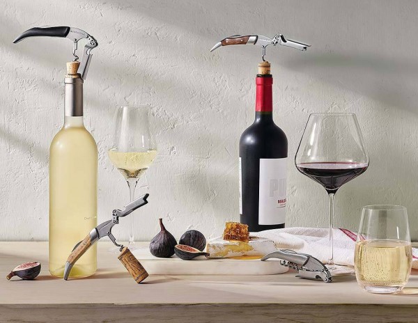 Le Creuset Premium Kellnermesser Sommeliermesser Holz Eiche