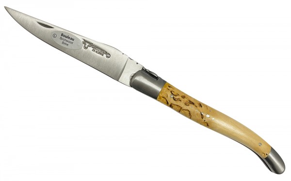 Laguiole en Aubrac Taschenmesser Birke (Bouleau) matt 12 cm
