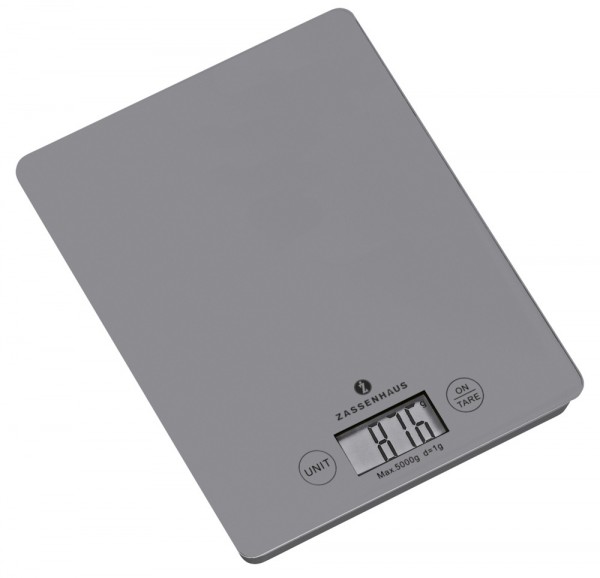Zassenhaus Digitale Küchenwaage BALANCE cool grey grau