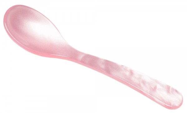 G.F. Heim Söhne Eierlöffel Acrylglas Perlmutt Optik Pfirsich