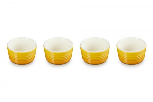 Le Creuset Förmchen 4er-Set Steinzeug Nectar Gelb 100ml