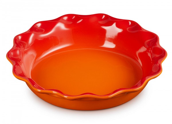 Le Creuset Pie-Form Kuchenform Steinzeug Ofenrot 23cm