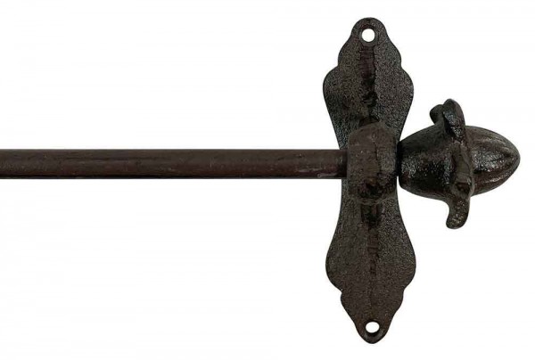 Handtuchhalter Braun Gusseisen Handtuchstange Wandmontage Vintage