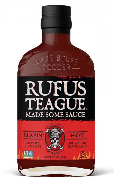 Rufus Teague Blazin Hot BBQ Sauce Grillsauce scharf 423 g