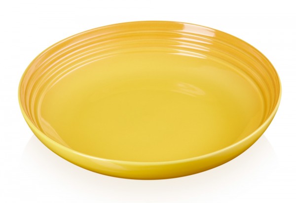 Le Creuset Suppenteller Steinzeug Nectar Gelb 22cm