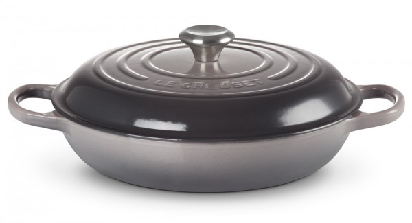 Le Creuset Gourmet-Profitopf Signature Gusseisen Flint Grau 30cm
