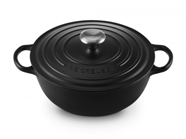 Le Creuset La Marmite Signature Familientopf Gusseisen Schwarz 26cm