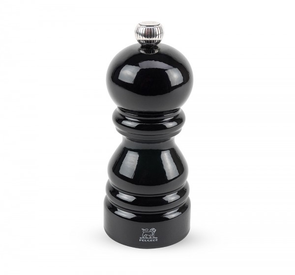 Peugeot Paris Salzmühle Holz Schwarz Lackiert 12cm