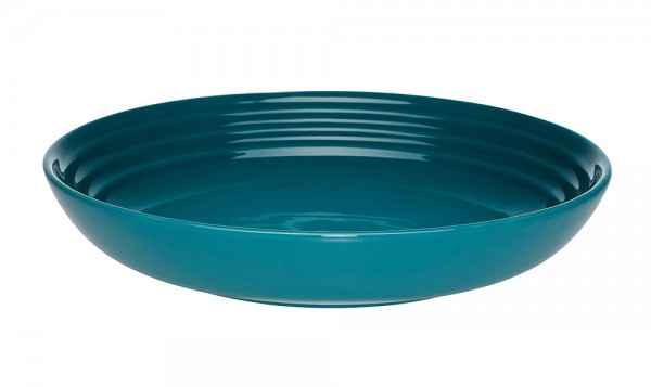 Le Creuset Suppenteller Steinzeug Deep Teal Petrol 22cm