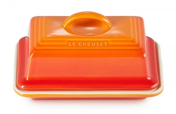 Le Creuset Butterdose Steinzeug Ofenrot 12,5cm