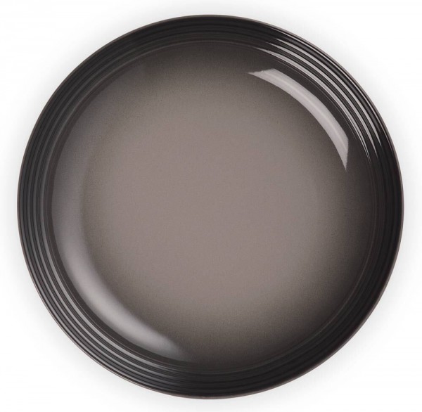 Le Creuset Frühstücksteller Steinzeug Flint Grau 22cm
