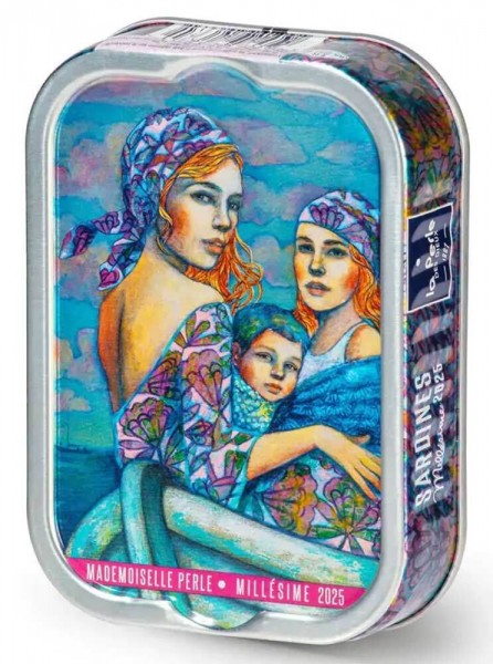 La Perle des Dieux Jahrgangssardinen 2025 Mademoiselle Perle - Dose 115 g