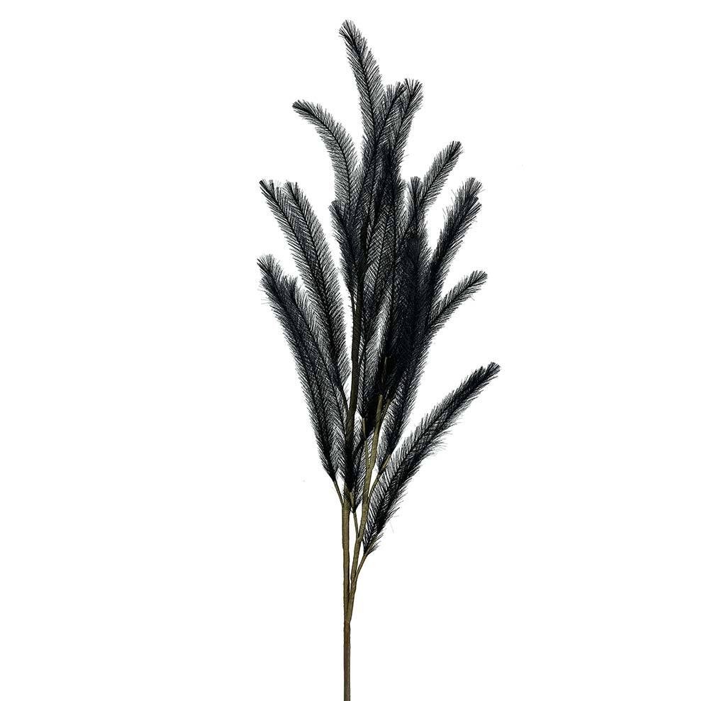Kunstpflanze Lampenputzergras Künstliches Ziergras Schwarz Naturgetreu 110cm