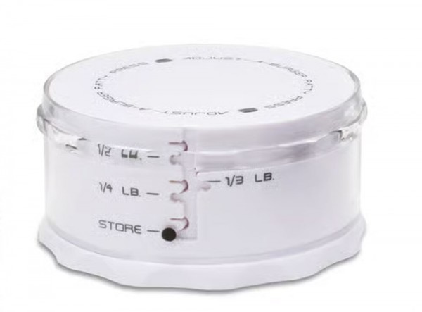 Adjust-A-Burger Burgerpresse Verstellbar für 1/4 lb , 1/3 lb , 1/2 lb Patties