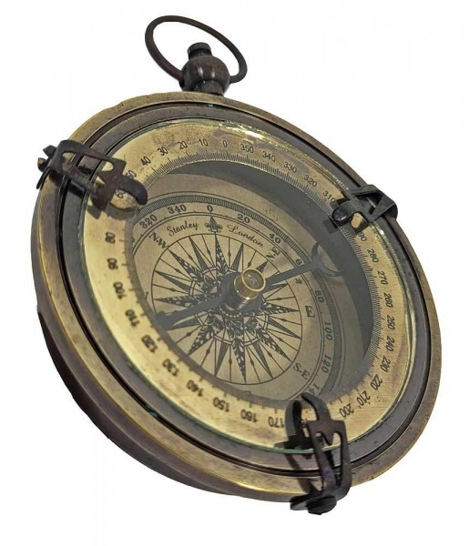 Nostalgischer Kompass Messing Maritim