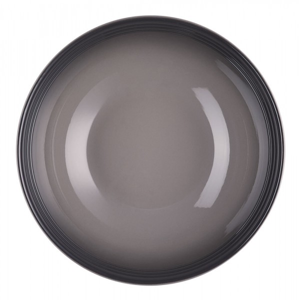 Le Creuset Salatschüssel Steinzeug Flint Grau 24cm