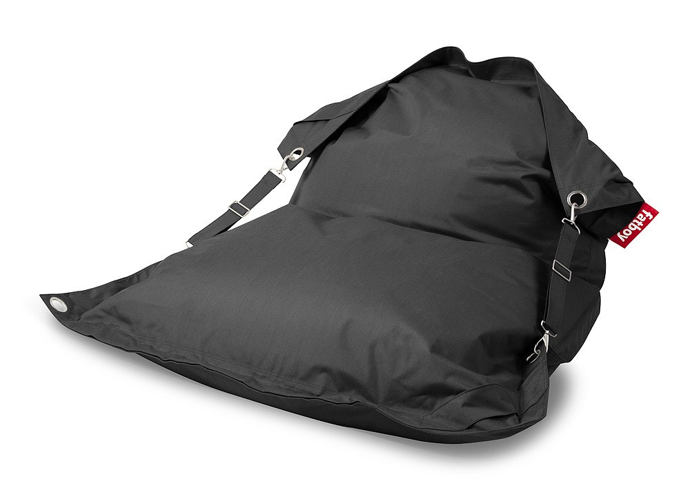 Fatboy Buggle-Up Outdoor Charcoal Sitzsack Lounge-Sitz 190 x 140 cm