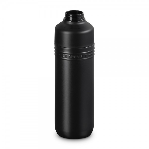 Le Creuset Trinkflasche On The Go Edelstahl Isolierflasche Schwarz Matt