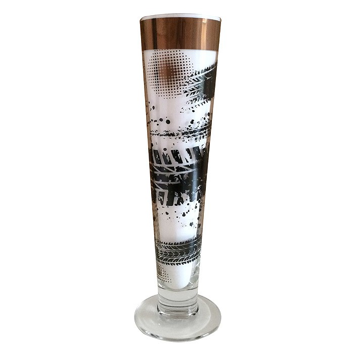 Ritzenhoff Bierglas mit Bierdeckeln Black Label Beer Design Ruth Berktold