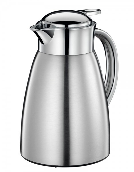 Cilio Isolierkanne TRIEST Silber Doppelwandsystem 1 L