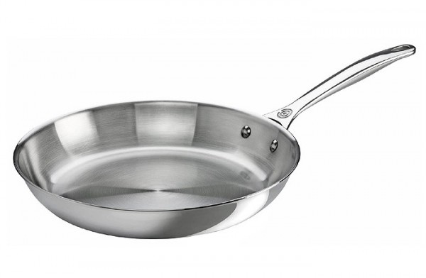 Le Creuset Pfanne Flach 3-Ply PLUS Edelstahl 30cm