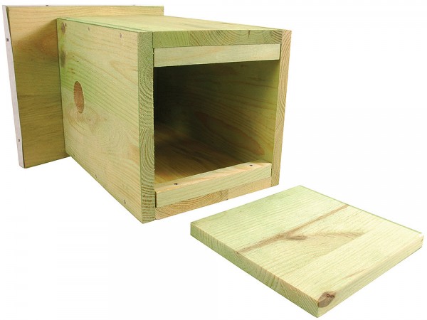 Vogelhaus zum Selberbauen Bausatz Nistkasten Holz Vogelhäuschen 25cm