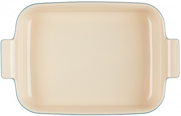 Le Creuset Auflaufform Tradition Steinzeug Deep Teal 32cm