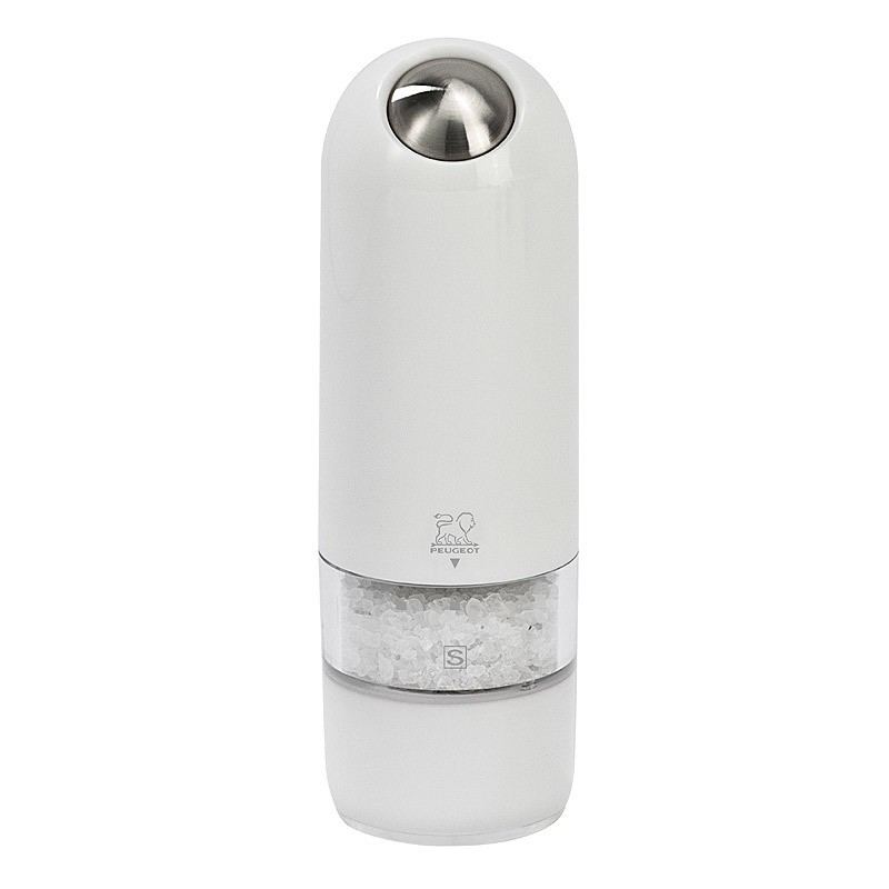 Peugeot Alaska Salzmühle Elektrisch Polycarbonat weiss 17cm Peugeot Alaska Salzmühle Elektrisch Polycarbonat weiss 17cm