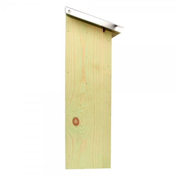Fledermauskasten Fledermaushaus Holz Blechdach Nistkasten für Fledermäuse 45,5cm