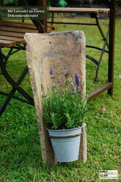 Hängetopf Echt Antiker Dachziegel Wand Blumentopf Zink Wandtopf Landhausstil