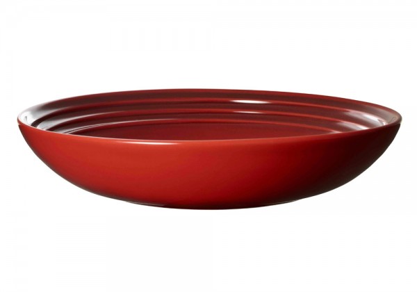 Le Creuset Suppenteller Steinzeug Kirschrot 22cm