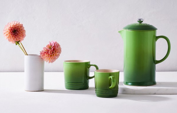 Le Creuset Kaffeebereiter Steinzeug Bamboo Green