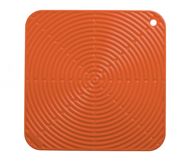 Le Creuset Topflappen Quadratisch Klassik Silikon Ofenrot 29cm