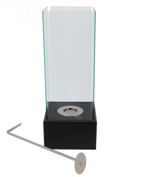 Esschert Design Bodenfeuer Bio-Ethanol Bodenkamin quadratisch Anthrazit 65cm