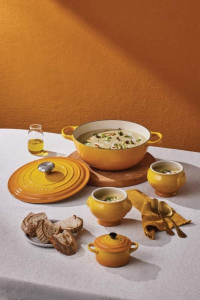 Le Creuset La Marmite Signature Familientopf Gusseisen Nectar Gelb 26cm