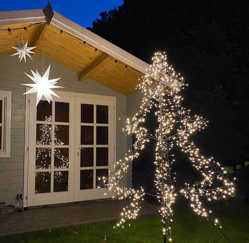 LED Lichterbaum Außen LED Weihnachtsbaum Warmweiß Schnellmontage Timer  Dimmbar kaufen