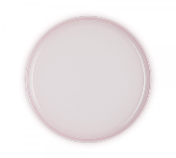 Le Creuset Frühstücksteller Coupe Steinzeug Shell Pink 22cm